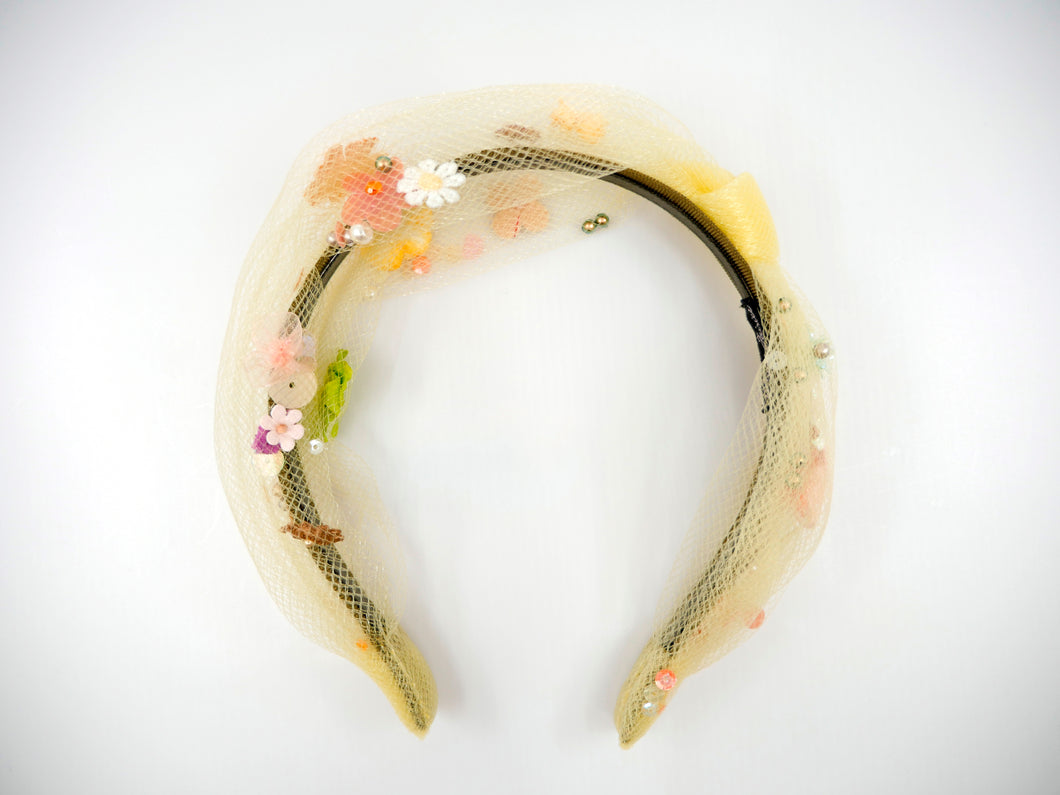 Knot-n-Shake Yellow Fairyband Headband