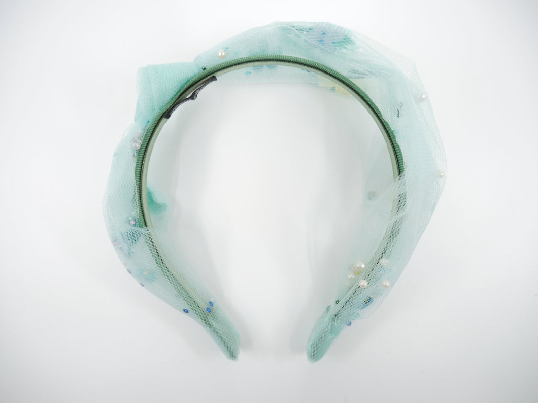 Knot-n-Shake Cool Aqua Fairyband Headband