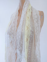 Pale Yellow Lace Symphony Lace Scarf
