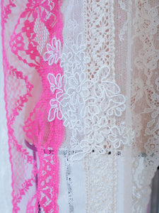Hot Pink Lace Symphony Lace Scarf