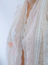 Peach Lace Symphony Lace Scarf