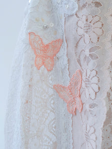 Peach Lace Symphony Lace Scarf
