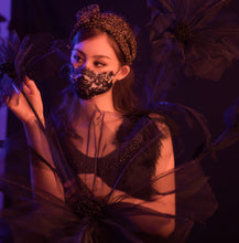 Black Lace Fairymask Trio Set
