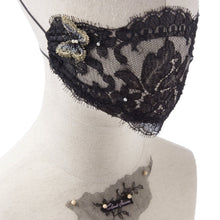 Black Lace Fairymask Trio Set