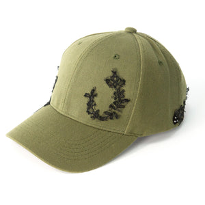 Lace-en-Fleur Green Fairycap Baseball Cap