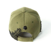 Lace-en-Fleur Green Fairycap Baseball Cap