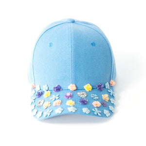 Bloom Bloom Sky Blue Fairycap Baseball Cap