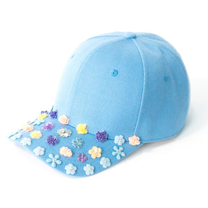 Bloom Bloom Sky Blue Fairycap Baseball Cap