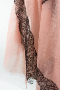 Paradox Pink Cashmere Lace Scarf
