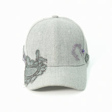 Lace-en-Fleur Grey Fairycap Baseball Cap
