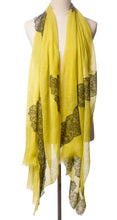 Paradox Yellow Cashmere Lace Scarf