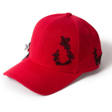 Lace-en-Fleur Red Fairycap Baseball Cap
