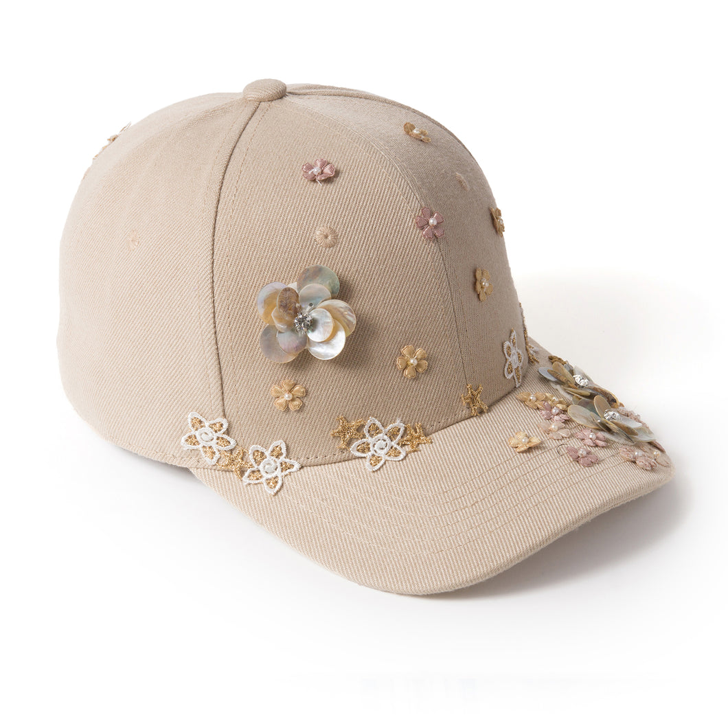 Diva Beige Fairycap Baseball Cap