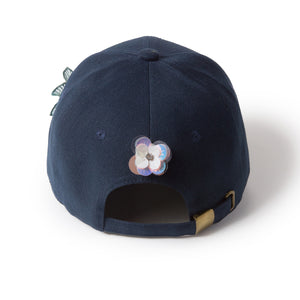 Bloom Bloom Navy Blue Fairycap Baseball Cap