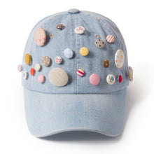 Buttons Up Denim Fairycap Baseball Cap
