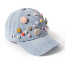 Buttons Up Denim Fairycap Baseball Cap