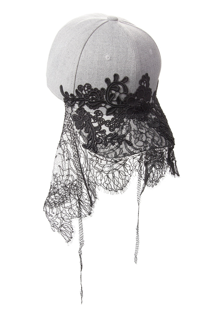Fairykini Grey Veil Fairycap Baseball Cap