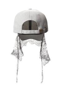 Fairykini Grey Veil Fairycap Baseball Cap