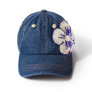 Blue Chic Denim Fairycap Baseball Cap