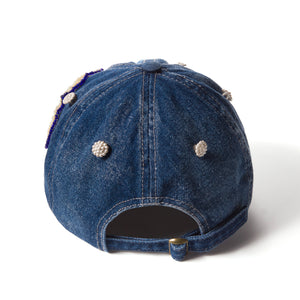 Blue Chic Denim Fairycap Baseball Cap