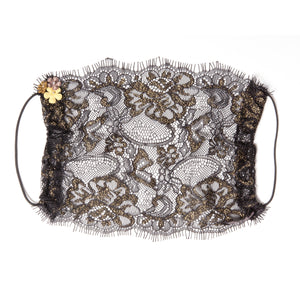 Black Lace Fairymask Trio Set