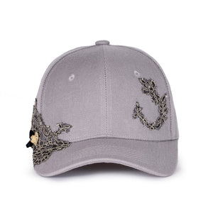 Lace-en-Fleur Grey Fairycap Baseball Cap