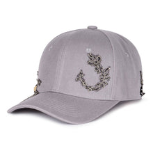 Lace-en-Fleur Grey Fairycap Baseball Cap