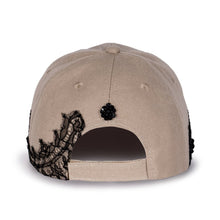 Lace-en-Fleur Beige Fairycap Baseball Cap