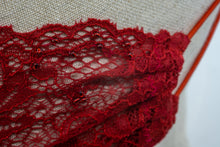 Scarlet Lace Veil Fairymask