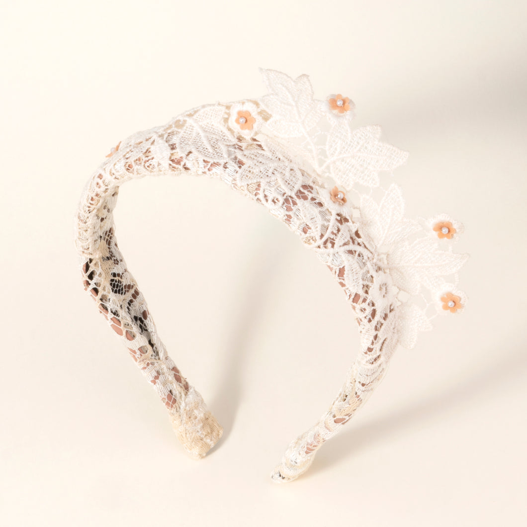 White Floral Moonlight Fairyband Headband