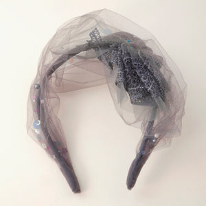 Grey Ruffle Moonlight Fairyband Headband
