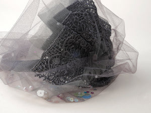 Grey Ruffle Moonlight Fairyband Headband