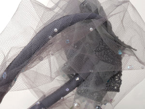 Grey Ruffle Moonlight Fairyband Headband