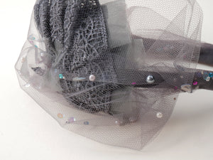 Grey Ruffle Moonlight Fairyband Headband