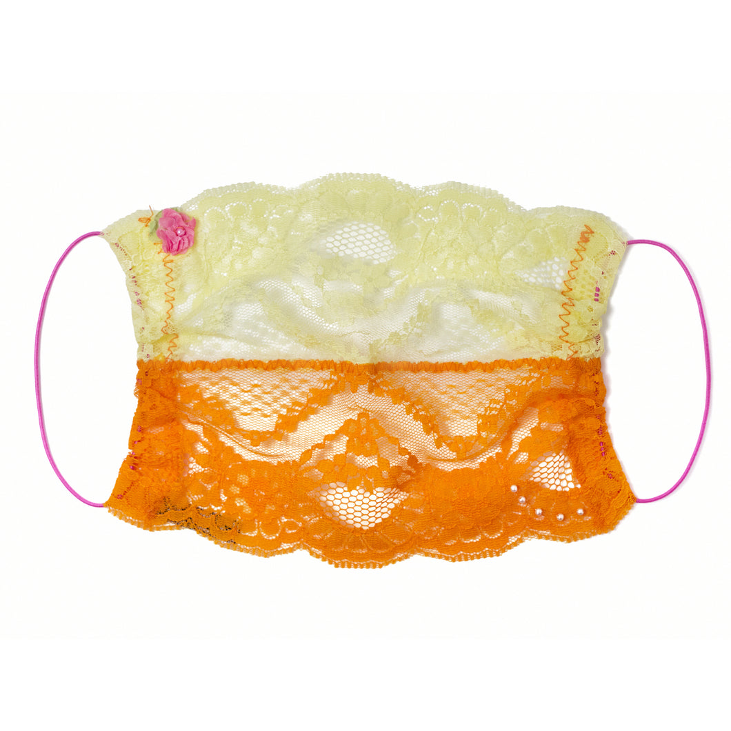 Sandy Lace Veil Fairymask