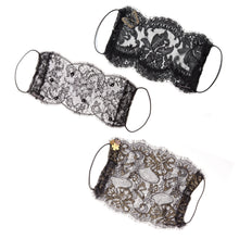 Black Lace Fairymask Trio Set