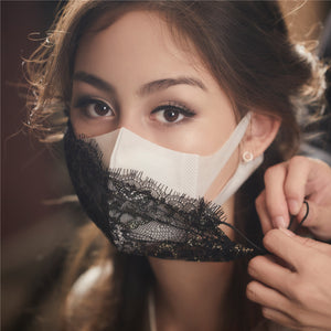 Elizabeth Lace Veil Fairymask